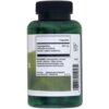 Zielona butelka z czarną zakrętką zawiera suplement diety Ashwagandha, 450 mg, z etykietą informującą o składnikach: żelatyna, mąka ryżowa, substancja przeciwzbrylająca oraz producenta SWANSON HEALTH PRODUCTS. Na etykiecie widoczny jest kod kreskowy oraz 