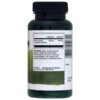 Butelka z suplementem diety zawiera etykietę z informacjami o składnikach, dawkowaniu oraz producenta: "SWANSON HEALTH PRODUCTS, Fargo, ND 58104 USA, 1-800-437-4148". Na etykiecie widnieje tabela z dawkowaniem: "1 kapsułka - 500mg, 2 kapsułki - 1000mg" or
