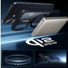 Na zdjęciu widoczne jest przezroczysto-czarne etui ESR Classic Hybryd MagSafe z hartowanym szkłem do Apple iPhone 17, obok którego znajduje się srebrne urządzenie z logo "ESR". W tle widoczny jest napis "Qi2 25W", a na dole dwa mniejsze obrazy przedstawia