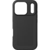 Czarne etui z wycięciami na aparat i przyciski, o teksturowanej powierzchni na bokach. Produkt przeznaczony do Apple iPhone 17 Pro, kompatybilny z MagSafe.