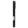 Czarne etui na telefon z widocznymi przyciskami i teksturą na powierzchni, zaprojektowane do użytku z technologią MagSafe. Na etui znajduje się logo ZAGG.