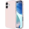 Różowe etui na telefon z dwoma otworami na aparaty, widoczne na tle ekranu z abstrakcyjnym wzorem w odcieniach niebieskiego i zielonego. Na boku etui znajduje się logo "ZAGG".