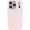 Różowe etui na telefon z trzema okrągłymi wycięciami na aparaty oraz dodatkowymi otworami na lampę błyskową i mikrofon. Produkt jest przeznaczony do modelu Apple iPhone 17 Pro i posiada funkcję MagSafe.