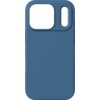 Ciemnoniebieskie etui na telefon z wycięciami na aparat i przyciski, wykonane z gładkiego materiału. Produkt nie zawiera żadnych widocznych napisów ani logo.