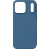 Ciemnoniebieskie etui na telefon z wycięciami na aparat i przyciski, wykonane z gładkiego materiału. Produkt nie zawiera żadnych widocznych napisów ani logo.