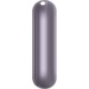 Na zdjęciu widoczny jest fioletowy, podłużny przedmiot o gładkiej powierzchni z otworem na jednym końcu. Produkt ma zaokrąglone krawędzie i jednolitą kolorystykę.