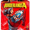 Czerwone pudełko puzzli z grafiką postaci w masce i napisem "BORDERLANDS 4" oraz oznaczeniem "1000" elementów. W dolnym rogu widoczne jest logo z napisem "FULL PUZZLE ART ON THE BACK OF THE BOX".
