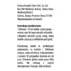 Na zdjęciu widoczny jest tekst zawierający informacje o produkcie i instrukcję użytkowania. Producent to Suzhou HengFu Clean Tech. Co.,Ltd., a produkt wyprodukowano w Chinach; instrukcja zaleca odmierzenie 10 ml środka czyszczącego, dodanie go do wody i delikatne potrząśnięcie, z ostrzeżeniem o przechowywaniu z dala od dzieci i unikania kontaktu z oczami.