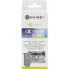Opakowanie produktu z napisem "HENDI Tools for Chefs" oraz "EXTREME COFFEE TABLETS NEW FORMULA PROFESSIONAL". Na dole widoczna jest grafika ekspresu do kawy i tekst "PROFESJONALNY ŚRODEK DO MYCIA EKSPRESÓW - 10 tabletek w blistrze".