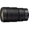 Czarny obiektyw z widocznymi oznaczeniami: "NIKKOR Z 24-70 mm 1:2.8 S II ø77" oraz "NIKKOR 24-70 2.8 S II". Obiektyw posiada pierścienie do regulacji ostrości i zoomu oraz przełącznik A/M.