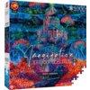 Pudełko puzzli przedstawia kolorową ilustrację zamku otoczonego drzewami i krukami na tle nocnego nieba. Na opakowaniu widnieje tekst: "Imagination Good Loot Puzzle", "Roch Urbaniak", oraz liczba elementów "1000".