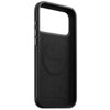 Jasnoszare etui na telefon z wycięciem na aparat, posiadające teksturę wewnętrzną z widocznym napisem "NOMAD". Na bocznej krawędzi znajdują się przyciski oraz napis "NOMAD".