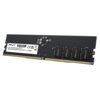 Na zdjęciu znajduje się moduł pamięci RAM z widocznym logo "PNY" oraz etykietą zawierającą tekst: "Part # M4UXXX000XAJJX77-T1 DDR5 4800 PC5-38400 CL40-40-40-77 1.1 V DIMM". Moduł ma czarną płytkę z kilkoma układami scalonymi i złotymi stykami.