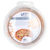 Opakowanie zawiera papierowe foremki do frytkownicy o średnicy 23 cm, 50 sztuk, z widocznym logo "Vilde" oraz zdjęciami pizzy i frytek. Na etykiecie znajduje się tekst "AIR FRYER PAPER LINER" oraz kod produktu "279050".