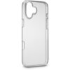 Przezroczyste etui na telefon z wycięciem na aparat i przyciski, wykonane z tworzywa sztucznego. Produkt jest przeznaczony do modelu Apple iPhone 17.