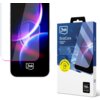 Na zdjęciu widoczna jest folia ochronna na ekran telefonu oraz opakowanie produktu z napisem "3mk StratCore 700™". Na opakowaniu znajduje się dodatkowy tekst: "Feels like glass, works harder" oraz "Your screen up to 700% stronger".