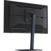 Tył monitora z widocznym logo "GIGABYTE" oraz napisem "DOMINATING THE GAME" na górze. Na dolnej krawędzi znajdują się oznaczenia portów: HDMI, HDMI, DP, TYPE C, USB, USB, AC.