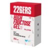 Czerwono-białe opakowanie produktu z napisem "226ERS HIGH FRUCTOSE GEL XS 55mg CAFFEINE" oraz informacjami: "30g CH, 140mg SODIUM, 10:8 MALTODEXTRIN-FRUCTOSE, COLA FLAVOUR". Na dole widoczne jest logo "MOVISTAR TEAM".