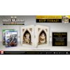 Na zdjęciu widoczna jest okładka gry "Warhammer 40.000 Space Marine II Ultima Limited Edition Gra PS5" oraz steelbook z ekskluzywnymi grafikami. Tekst informuje o dostępności od 18 listopada 2025 roku, zawiera hasło "KUP TERAZ!" oraz informacje o Season P