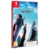 Okładka gry "Crisis Core: Final Fantasy VII Reunion" na konsolę Nintendo Switch przedstawia trzech bohaterów stojących na tle nieba z chmurami. Widoczne są logotypy Nintendo Switch i Square Enix, a także oznaczenie wiekowe 16 oraz informacja "Download Cod