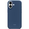 Niebieskie etui na telefon z dwoma wycięciami na aparaty i jednym na lampę błyskową, z widocznym napisem "beats" na dole.