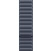Ciemnogranatowy pasek do zegarka z segmentami o zaokrąglonych krawędziach, wykonany z materiału o teksturowanej powierzchni. Produkt przeznaczony do Apple Watch, dostępny w rozmiarach 38/40/41/42 mm.