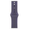 Pasek do zegarka w kolorze mlecznego fioletu z kilkoma otworami do regulacji i metalowym zapięciem. Produkt przeznaczony do zegarków o rozmiarach 38/40/41/42mm, w rozmiarze S/M.
