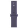 Pasek do zegarka w kolorze mlecznego fioletu z kilkoma otworami regulacyjnymi i metalowym zapięciem. Produkt przeznaczony do zegarków o rozmiarach 44/45/46/49 mm.