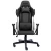 Biurko gamingowe MAD DOG GD120L + Fotel MAD DOG GCH701W Czarno-biały Szerokość [cm] 120
