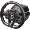 Czarna kierownica z czerwonymi i czarnymi przyciskami, z widocznym logo "THRUSTMASTER" oraz napisem "T248R" na centralnym panelu. Kierownica ma teksturowaną powierzchnię i wyświetlacz z oznaczeniami "L3", "R3", "R2", "L2", "PS", "MODE".