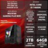 Na zdjęciu znajduje się komputer z widocznymi specyfikacjami: karta graficzna MSI GeForce RTX 5080 16G Shadow 3X OC, procesor Intel Core i5-14600K, płyta główna MSI B760 Gaming Plus WiFi, zasilanie Deepcool PN1000M 1000W 80+Gold Mod, chłodzenie Deepcool A