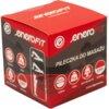 Czerwono-czarne opakowanie produktu z logo "eneroFIT" i napisem "PIŁECZKA DO MASAŻU" zawiera informacje: "8 cm" (rozmiar), "14 g" (waga), "70 kg" (max obciążenie) oraz "EPP" (materiał). Na opakowaniu znajdują się również sylwetki osób w różnych pozycjach 