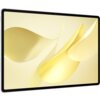 Tablet z cienką ramką wyświetla abstrakcyjną grafikę w odcieniach złota i żółci. Na ekranie nie ma widocznego tekstu ani logo.