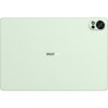 Zielony tablet z widocznym logo "HUAWEI" na środku tylnej obudowy oraz aparatem w rogu. Obok aparatu znajdują się dwa mniejsze obiektywy i lampa błyskowa.