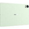 Zielony tablet z widocznym logo "HUAWEI" na środku tylnej obudowy oraz aparatem w rogu. Obok aparatu znajdują się dwa mniejsze otwory.