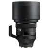 Czarny obiektyw fotograficzny z widocznymi oznaczeniami "135mm 1:1.4 DG ø105" oraz logo "SIGMA". Na obiektywie znajdują się pierścienie regulacyjne i przełącznik z literą "A".