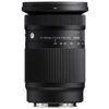 Czarny obiektyw fotograficzny z widocznymi oznaczeniami: "20-200mm 1:3.5-6.3 DG Ø72" oraz "SIGMA". Obiektyw ma pierścienie z wyraźnym żłobieniem i oznaczenia ogniskowych: 20, 28, 35, 50, 85, 135, 200.