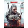 Okładka gry "The Witcher 3: Wild Hunt" z postacią trzymającą miecz, z tekstem: "FREE NEXT-GEN UPDATE", "OVER 1000 AWARDS", "EXTRA ITEMS INSPIRED BY THE NETFLIX SERIES", "18", "CD PROJEKT RED", "10 YEARS OF KILLING MONSTERS".