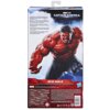 Opakowanie figurki przedstawia postać Czerwonego Hulka z napiętymi mięśniami i gniewnym wyrazem twarzy, na tle nieba. Na górze widnieje napis "Marvel Studios Captain America Brave New World", a poniżej znajduje się tekst opisujący postać w kilku językach 