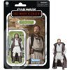 Opakowanie zawiera figurkę postaci z serii Star Wars, przedstawiającą Obi-Wana Kenobiego w stroju Jedi, z akcesoriami takimi jak miecz świetlny. Na opakowaniu widnieje napis "Star Wars Obi-Wan Kenobi" oraz logo "Kenner", a także ostrzeżenie o małych eleme