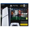 Na zdjęciu znajduje się konsola PlayStation 5 Digital Edition oraz kontroler, a w tle widoczna jest grafika z piłkarzami i logo "EA SPORTS FC26". W prawym dolnym rogu znajduje się oznaczenie wiekowe "3" oraz logo "HYPERMOTION".