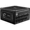 Czarny zasilacz komputerowy z widocznym logo smoka i napisem "MAG MSI Arsenal Gaming" na boku. Na panelu znajdują się oznaczenia portów: "12V-2x6", "CPU & PCI-e", "SATA & MOLEX", "ATX 24P" oraz logo producenta.