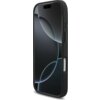 Przedstawione jest etui na telefon w kolorze niebieskim z widocznym logo BMW M Carbon. Etui jest przeznaczone do modelu Apple iPhone 17 Pro i posiada funkcję MagSafe.