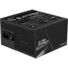 Czarny zasilacz komputerowy z widocznym włącznikiem i gniazdem zasilania, z napisem "ULTRA DURABLE GOLD 750" oraz logo "GIGABYTE". Na górnej części obudowy znajdują się szczegółowe specyfikacje techniczne i certyfikaty, w tym oznaczenie "80 Plus Gold".