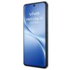 Smartfon z wyświetlaczem w kolorze niebieskim, na którym widnieje tekst: "vivo V60 Lite 5G 8 GB + 256 GB". Obudowa urządzenia jest czarna, a na boku widoczne są przyciski.