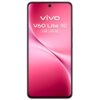 Smartfon z różowym ekranem, na którym widnieje biały napis: "VIVO V60 Lite 5G 8 GB + 256 GB". Na górze ekranu znajduje się mały otwór na aparat.