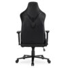 Czarne, obrotowe krzesło gamingowe z ergonomicznym oparciem, na którym widnieje wytłoczony wzór smoka oraz napisy "ELITE CHAIRS" i "APEX PRO". Krzesło posiada regulowane podłokietniki i pięcioramienną podstawę z kółkami.