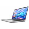 Laptop z otwartym ekranem wyświetlającym kolorową, abstrakcyjną grafikę, posiada klawiaturę wyspową i kilka portów po boku obudowy. Produkt to "Laptop DELL 15 DC15250 15.6" IPS i5-1334U 16GB RAM 1TB SSD Windows 11 Home".