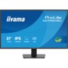 Monitor marki iiyama z serii ProLite X2792HSU-B1 o przekątnej 27 cali, rozdzielczości 1920x1080 pikseli, technologii IPS, częstotliwości odświeżania 120Hz i czasie reakcji 3 ms [GTG]. Na ekranie widoczne są ikony i napisy: "27” 68.6cm", "IPS 1920x1080", "SLIM BEZEL", "2x2W" oraz symbol "ECO" z liśćmi.