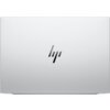 Srebrna pokrywa laptopa z widocznym logo "hp" na środku. Powierzchnia jest gładka i minimalistyczna.